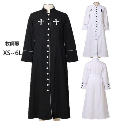 神父服 牧師（楽器、手芸、コレクション）（サイズ（S/M/L）：4L～）の