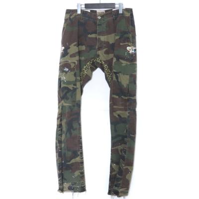 GALLERY DEPT 迷彩パンツ 最安値 送料無料 BTS着用ブランドGALLERY DEPT. カモフラ フレアパンツ