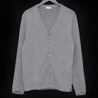 美品　JIL SANDER ライトグレー カーディガン jil sander（メンズカーディガン）｜トップス | ファッション の