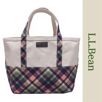L.L.Bean メンズトートバッグ（柄：チェック）｜バッグ