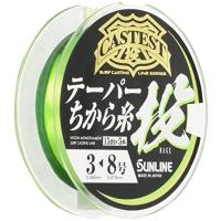 サンラインSUNLINE ナイロンライン CASTEST テーパー力糸投 75m #3-8 イエロー | Grandioso