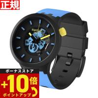 swatch スウォッチ 腕時計 オリジナルズ ブラック BIG BOLD BIOCERAMIC TRAVEL BY DAY MONTHLY DROPS SB03B108 | Neel Grand Seiko Shop