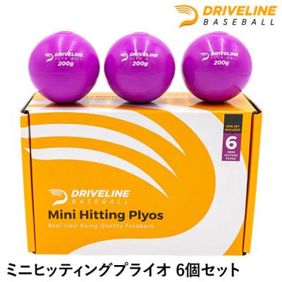 美品 ドライブラインベースボール プライオボール 野球 ミニヒッティングプライオ 6個セット ドライブラインベースボール 打撃