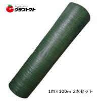 抗菌 防草シート 1m×100m 2本セット モスグリーン厚手 (防カビ仕様/抗菌剤入り) シンセイ【取寄商品】 | グラントマトYahoo!ショッピング店