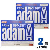 【指定第２類医薬品】アダムA錠 120錠*2個セット 解熱鎮痛剤 頭痛薬 痛み止め 生理痛 皇漢堂製薬【送料無料】 | グラントマトYahoo!ショッピング店