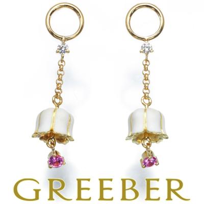 ピンクサファイア ピアス（ピアス）｜レディースアクセサリー  