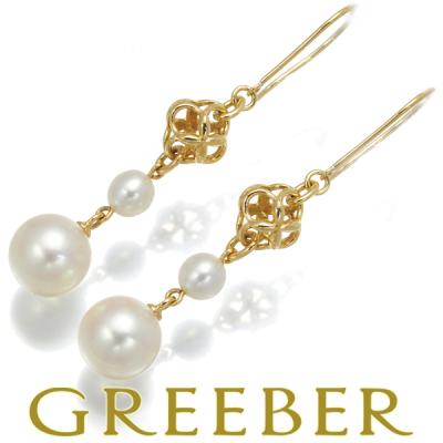 タサキ パール ダイヤ ピアス アコヤパール7.2mm 750WG 新品