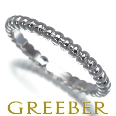 ヴァンクリーフ＆アーペル リング ペルレ スモール 49号 K18WG 保証書  