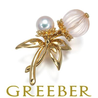 真珠付18Kブローチ 楽天市場】タサキ TASAKI 黒蝶真珠 ブローチ K18 ダイヤモンド