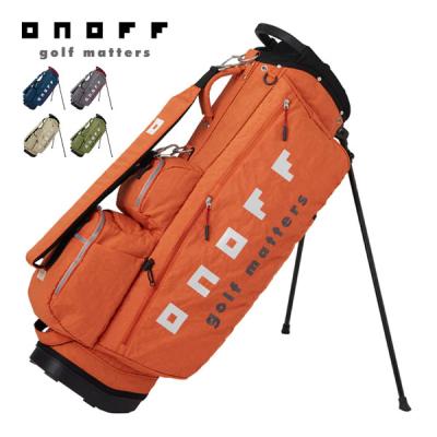 ONOFF キャディバッグ（色：ベージュ系）｜ゴルフ用バッグ｜ゴルフ