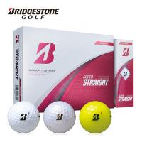 ブリヂストンゴルフ SUPER STRAIGHT ゴルフボール 2025年モデル 1ダース [12球入り] | ゴルフプラザ グリーンフィル