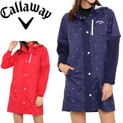 極美品♡Callaway レディース レインウェア Mサイズ レッド Callaway レインウェア 上下セット キャロウェイ レディース M