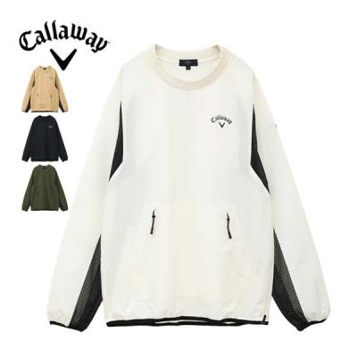 Callaway ゴルフ メンズジャケット（ジップ、ボタン：プルオーバー
