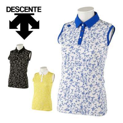 DESCENTE ゴルフシャツ レディース（色：イエロー系）｜レディース