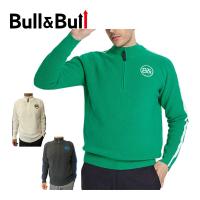 Bull＆Bull ゴルフウェア メンズ カシミヤミックス ハーフジップ セーター M080-12031 2023年秋冬モデル M-XL | ゴルフプラザ グリーンフィル