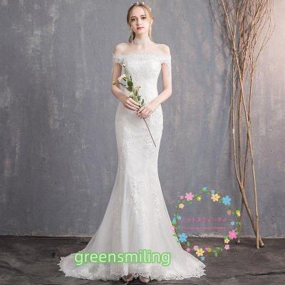 イブニングドレス ロングドレス 白 マーメイドの商品一覧 通販 - Yahoo  