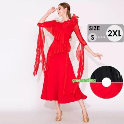 社交ダンス ドレス 赤の商品一覧 通販 - Yahoo!ショッピング