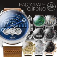 Xeric ザリック 腕時計 時計 ハログラフ クロノグラフ サファイヤ メンズ スケルトン Halograph Chrono Sapphire ホーウィンレザー 