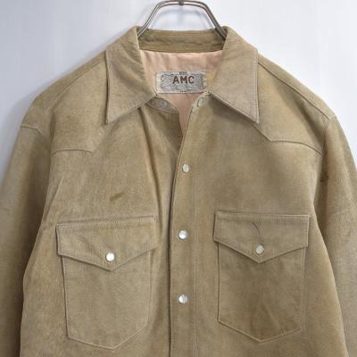 90s AMC RANCH WEAR スエード ウエスタンシャツ ヴィンテージ ベージュ ビンテージ USA アメリカ古着 メンズ : gdm4995  : 古着屋 grin days memory - 通販 - Yahoo!ショッピング