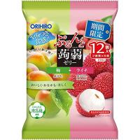 オリヒロ ぷるんと蒟蒻ゼリーパウチ 梅＋ライチ 12個入×6袋 | GR ONLINE STORE