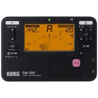 KORG(コルグ) チューナー メトロノーム TM-70F BK ブラック 日本製 吹奏楽 ブラスバンド オーケストラ | GR ONLINE STORE