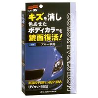 ソフト99(SOFT99) ワックス WAX カラーエボリューション ブルー 自動車塗装面のキズ消し、保護及び艶出し用 保護手袋、専用拭き取りク | GR ONLINE STORE