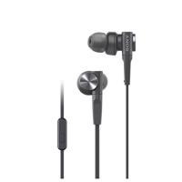 ソニー イヤホン 重低音モデル MDR-XB55AP : カナル型 リモコン・マイク付き ブラック MDR-XB55AP B | GR ONLINE STORE