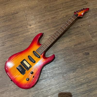 ARIA pro（エレキギター、セミアコ、フルアコ本体）（色：レッド系