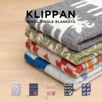 並行輸入品 KLIPPAN クリッパン ウール シングルブランケット ブランケット ひざ掛け ベビーブランケット ブランド オーガニック 大判 シングル 厚手 海外モデル | Gryps