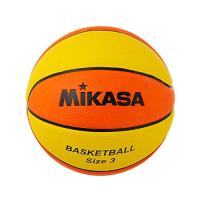 ミカサ(MIKASA) バスケットボール 3号(ジュニア・キッズ向け)ゴム イエロー/オレンジ B3JMR-YO | ジーエスショップ