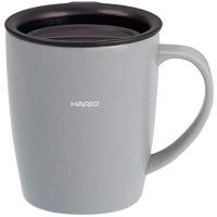 HARIO(ハリオ) マグボトル グレー 300ml HARIO フタ付き保温マグ SMF-300-GR | ジーエスショップ