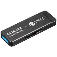 エレコム USBメモリ USB3.0 トレンドマイクロ製ウイルス対策ソフト搭載 8GB ブラック MF-TRU308GBK | ジーエスショップ
