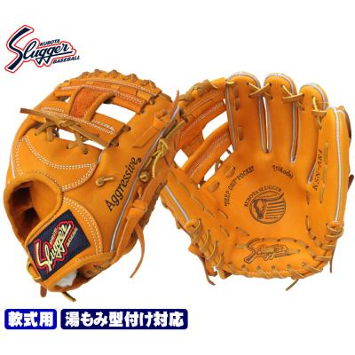 型付け済！久保田スラッガー 軟式用グローブ 内野手 定価30,800円税込 野球 久保田スラッガー 軟式 内野用 内野手用 軟式グローブ