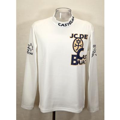 【新品タグ付き】カステルバジャック ボーダー　Ｖネック 半袖　Tシャツ 48 L ボーダー使い半袖Tシャツ | カステルバジャック（CASTELBAJAC