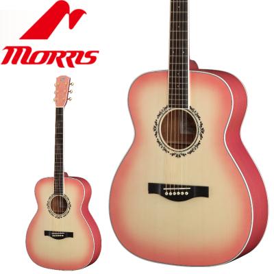 ほぼ新品のアコースティックギターです。 Morris / Handmade Premium Series GARDEN LP -Lily Pink- 新品