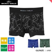 セール GUNZE（グンゼ）／BODY WILD(ボディワイルド)／ボクサーパンツ（前とじ）（メンズ）紳士／BWS936J／M〜LL 