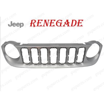 Jeep レネゲード bu フロントグリル グリル Fits ジープレネゲード2015-2019フロントアッパーグリルグリル