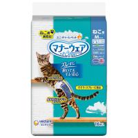 ユニ・チャーム マナーウェア ねこ用 Mサイズ （猫用おむつ） 16枚【ネコポス不可】 | 美活コスメ応援部 BIKACO