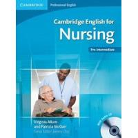 Cambridge English for Nursing Pre-intermediate Student’s Book with Audio CD | ぐるぐる王国 ヤフー店