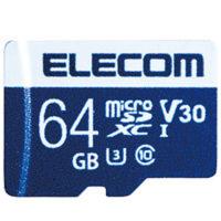 マイクロSD カード 64GB UHS-I 高速データ転送 データ復旧サービス MF-MS064GU13V3R エレコム 1個（直送品）