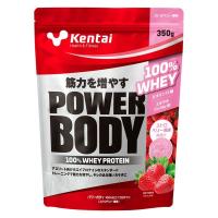Kentai（ケンタイ） パワーボディ 100％ホエイプロテイン ストロベリー風味 350g K0146 1個（直送品）