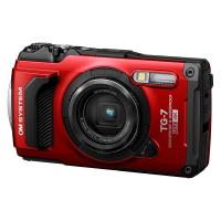 OM SYSTEM デジタルカメラ　Ｔｏｕｇｈ　ＴＧー７　（レッド） TG-7 RED　1本（直送品）