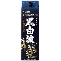 黒白波　25度　1.8L 1800ml パック 1本　芋焼酎　薩摩酒造