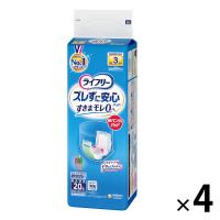 パンツ用尿とりパッド 尿漏れ ライフリー ズレずに安心 長時間用 3回吸収 1ケース (20枚×4パック) ユニ・チャーム