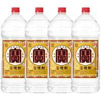 宝焼酎 25度 4L　ペット　4本　甲類焼酎　宝酒造