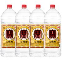 【甲類焼酎】宝酒蔵 宝焼酎 25度 宝 4Lエコペット×4本