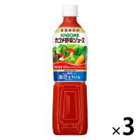 【機能性表示食品】カゴメ 野菜ジュース 食塩無添加 スマートPET 720ml 1セット（3本）