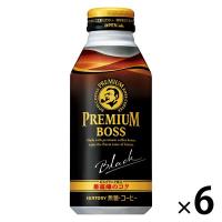 【缶コーヒー】サントリー プレミアムボスブラック 390g 1セット（6缶）
