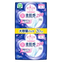 LOHACO - エリス 新・素肌感 羽なし 夜用 29cm 多い日の夜用 生理用