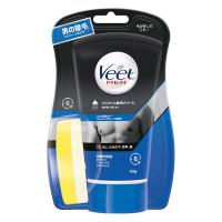 ヴィート メン （Veet Men）バスタイム除毛クリーム 敏感肌用 専用スポンジ付き 150g 男性用 ムダ毛処理 除毛剤 脱毛